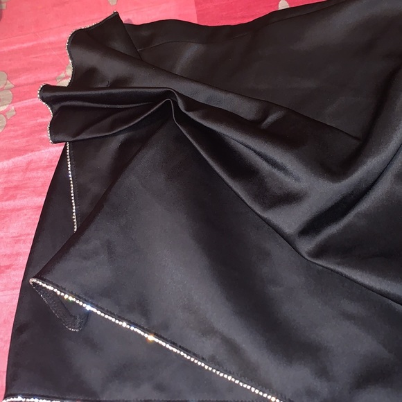 Zara black rhinestone bow mini skirt - Picture 10 of 13